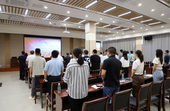 强国复兴有我〡交通产业Ezpay富港板块召开“喜迎二十大，安全共守护”道德讲堂活动